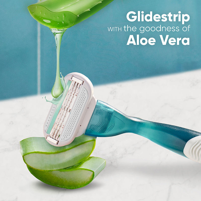 Gillette Venus Hair Removal Razor For Women with Aloe Vera Smooth 1 Pc Buy at Indicrest Image 5