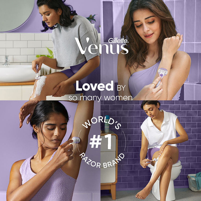 Gillette Venus Comfortglide Hair Removal Razor for Women with Avocado Oils & Freesia Scent 1 Pc Buy at Indicrest Image 7