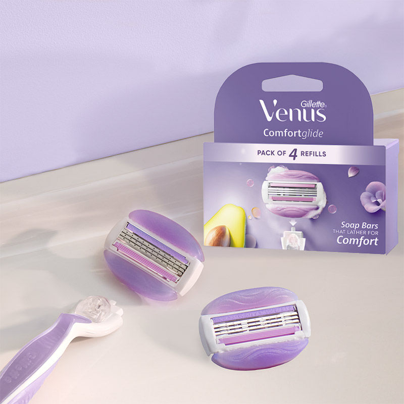 Gillette Venus Comfortglide Hair Removal Razor for Women with Avocado Oils & Freesia Scent 1 Pc Buy at Indicrest Image 8