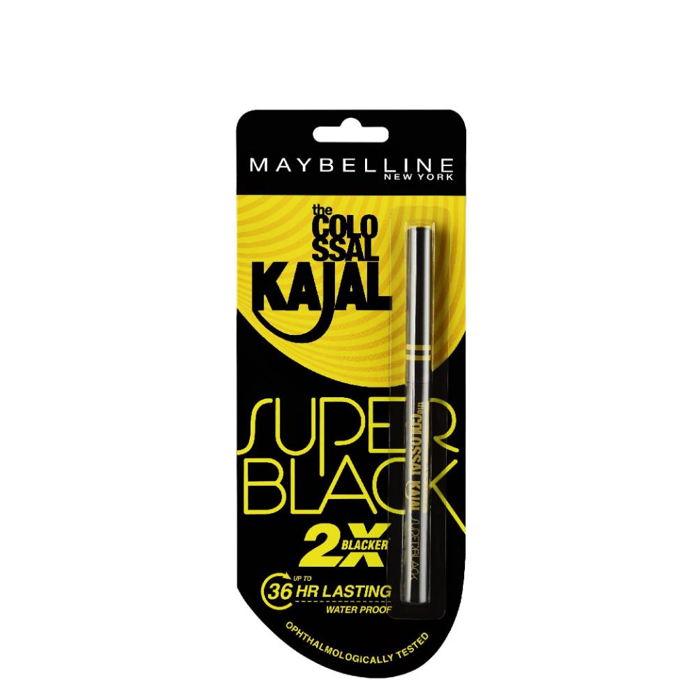 Maybelline New York Colossal Kajal Super Black, 2X Darker & 2X Colossal, Matte Finish Kajal, 0.35g Buy at Indicrest Image 6