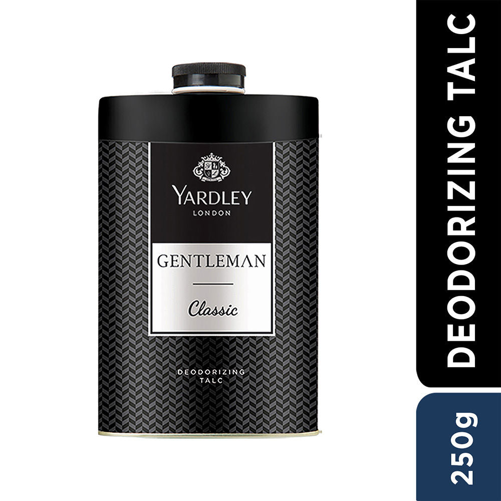 Yardley London Classic Gentleman Deodorizing Talc For Men, 250g Buy at Indicrest