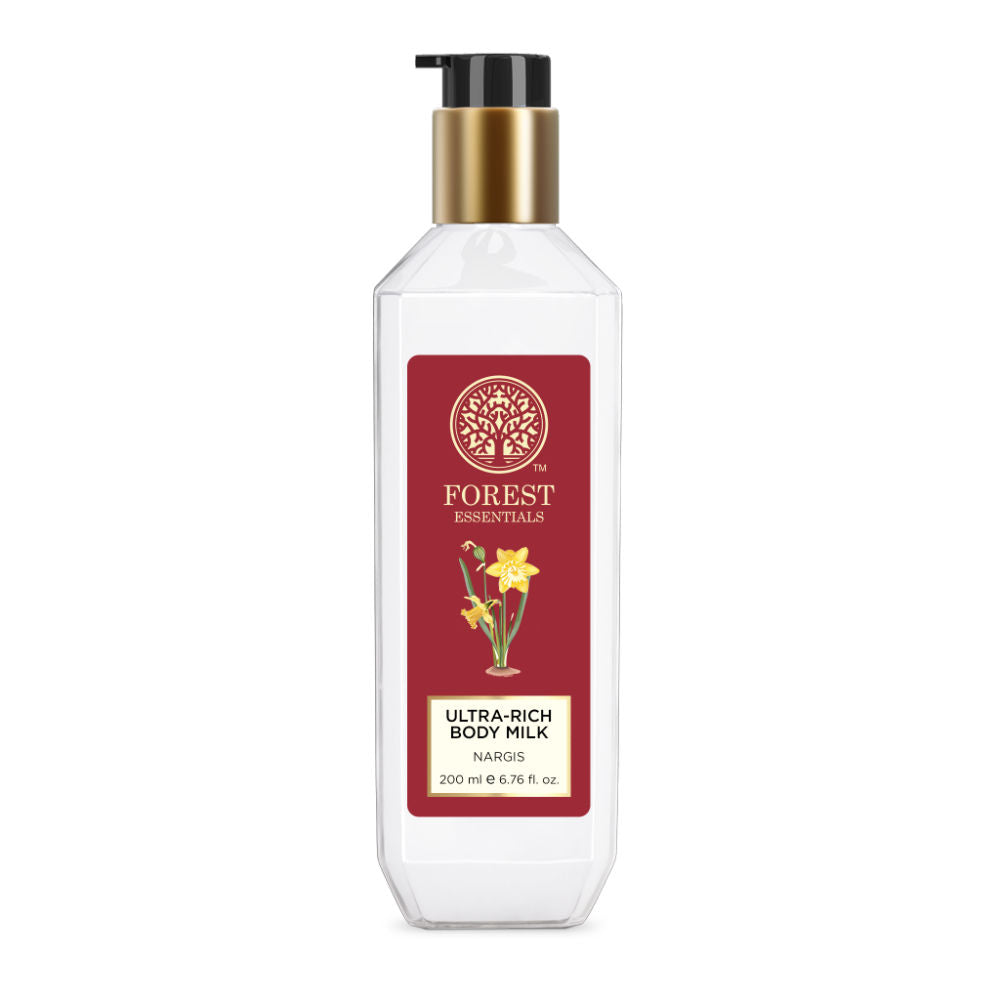 Forest Essentials Ultra Rich Body Milk - Nargis, 200ml, Buy from Indicrest
