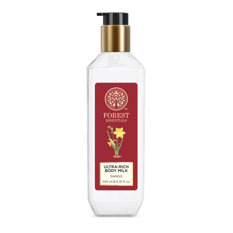 Forest Essentials Ultra Rich Body Milk - Nargis, 200ml, Buy from Indicrest