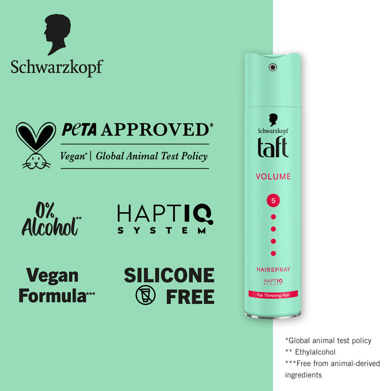 Schwarzkopf Taft Volume Hair Spray, 250ml Buy at Indicrest Image 5