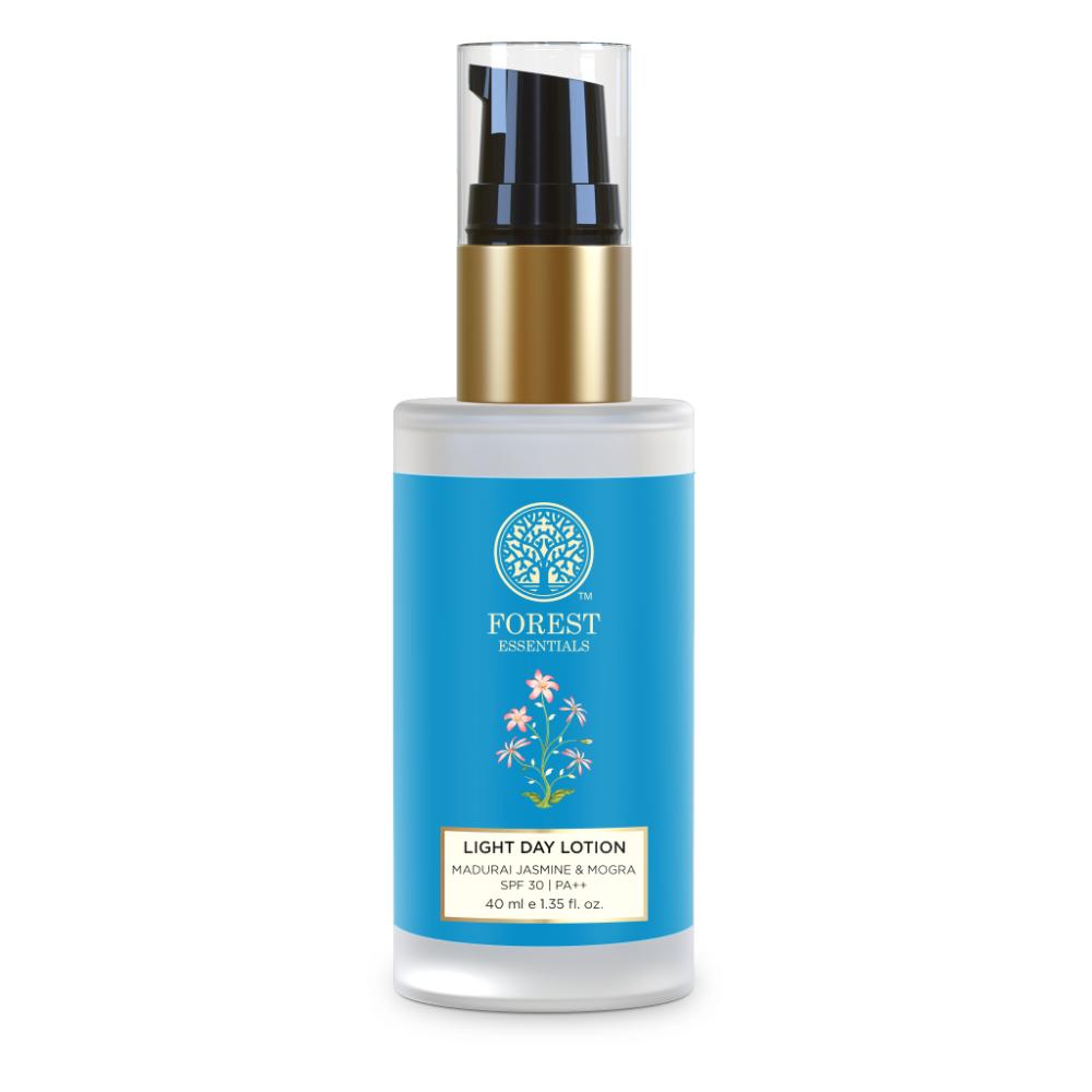 Forest Essentials Light Day Lotion Madurai Jasmine Mogra SPF 30 PA++ Moisturiser For Combination Skin, 40ml, Buy from Indicrest