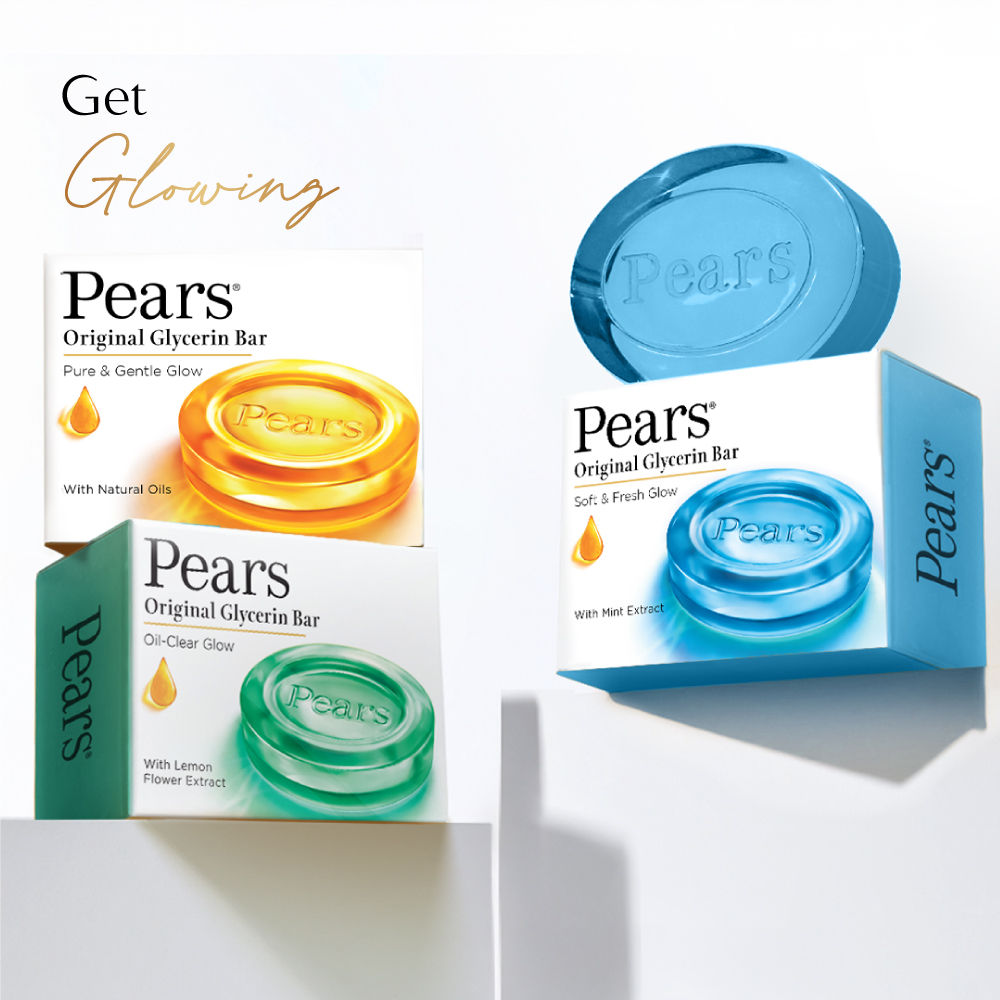 Pears Soft and Fresh Soap Bar Glycerin and Mint Body Soaps (Pack of 4), 125g Each Buy at Indicrest Image 8