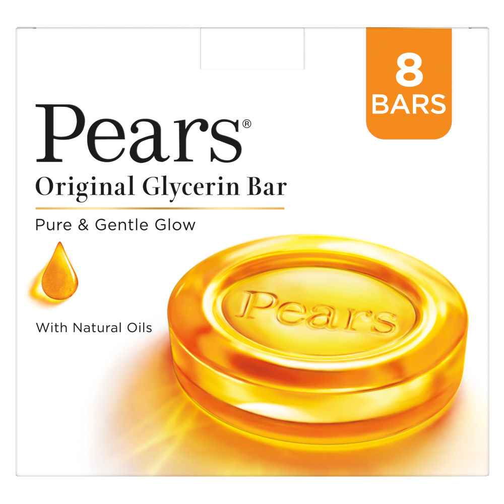 Pears Pure & Gentle Soap Bar Paraben-Free Body Soaps for Soft Skin (Pack of 8), 1000g Buy at Indicrest Image 9