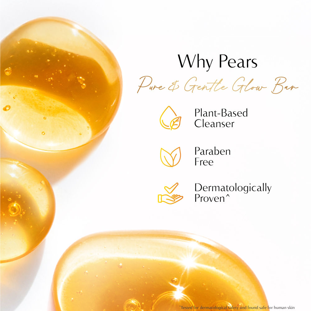 Pears Pure & Gentle Soap Bar Paraben-Free Body Soaps for Soft Skin (Pack of 3), 375g Buy at Indicrest Image 6