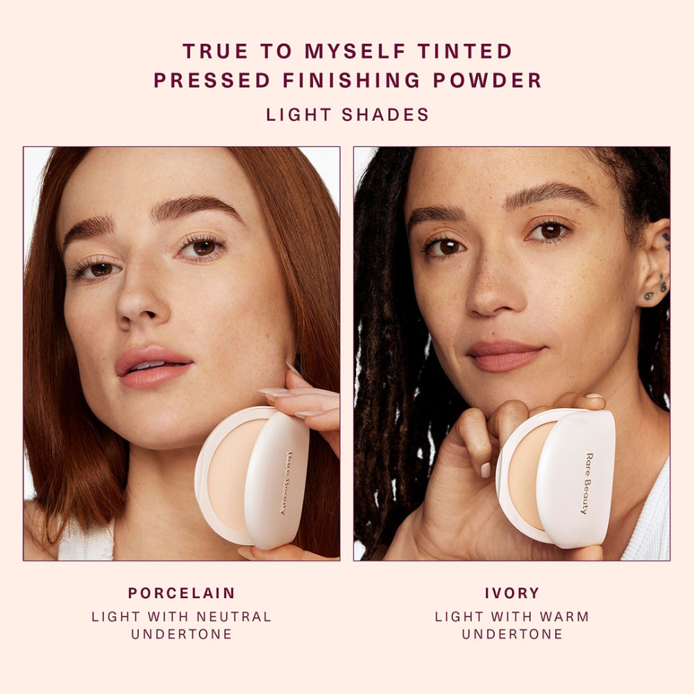 Rare Beauty True To Myself Tinted Pressed Finishing Powder - Ivory, 8g