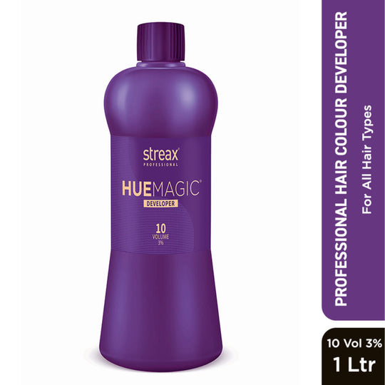 Streax Professional Hue Magic Developer For Hair Colour - 10 Volume 3%, 1000ml Buy at Indicrest