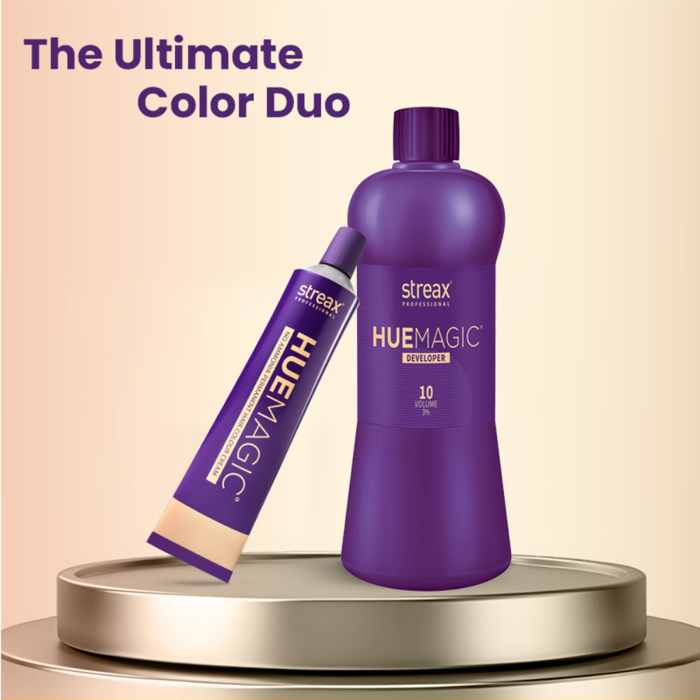 Streax Professional Hue Magic Developer For Hair Colour - 10 Volume 3%, 1000ml Buy at Indicrest Image 7