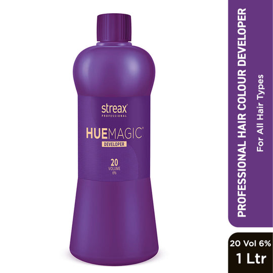 Streax Professional Hue Magic Developer For Hair Colour - 20 Volume 6%, 1000ml Buy at Indicrest