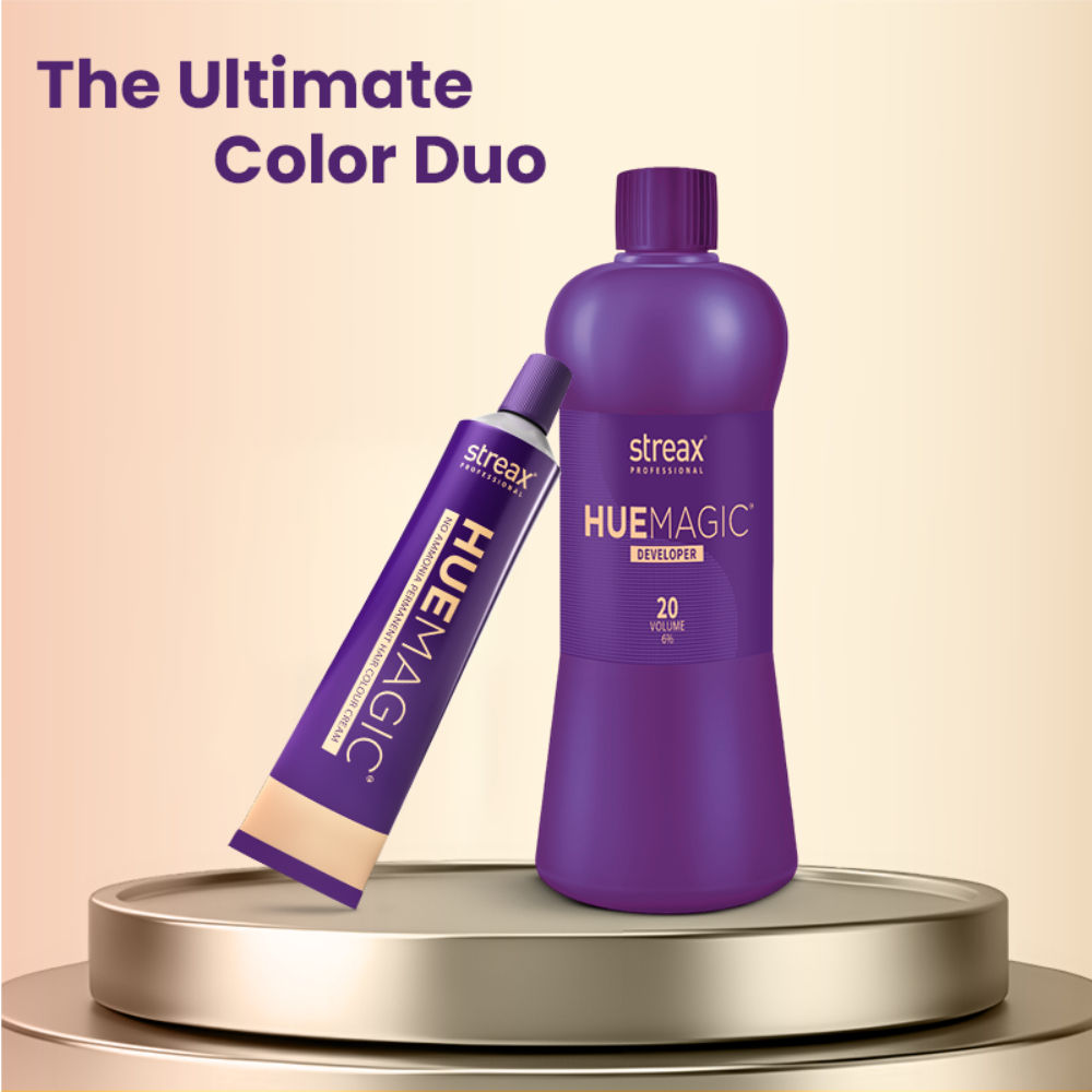 Streax Professional Hue Magic Developer For Hair Colour - 20 Volume 6%, 1000ml Buy at Indicrest Image 7