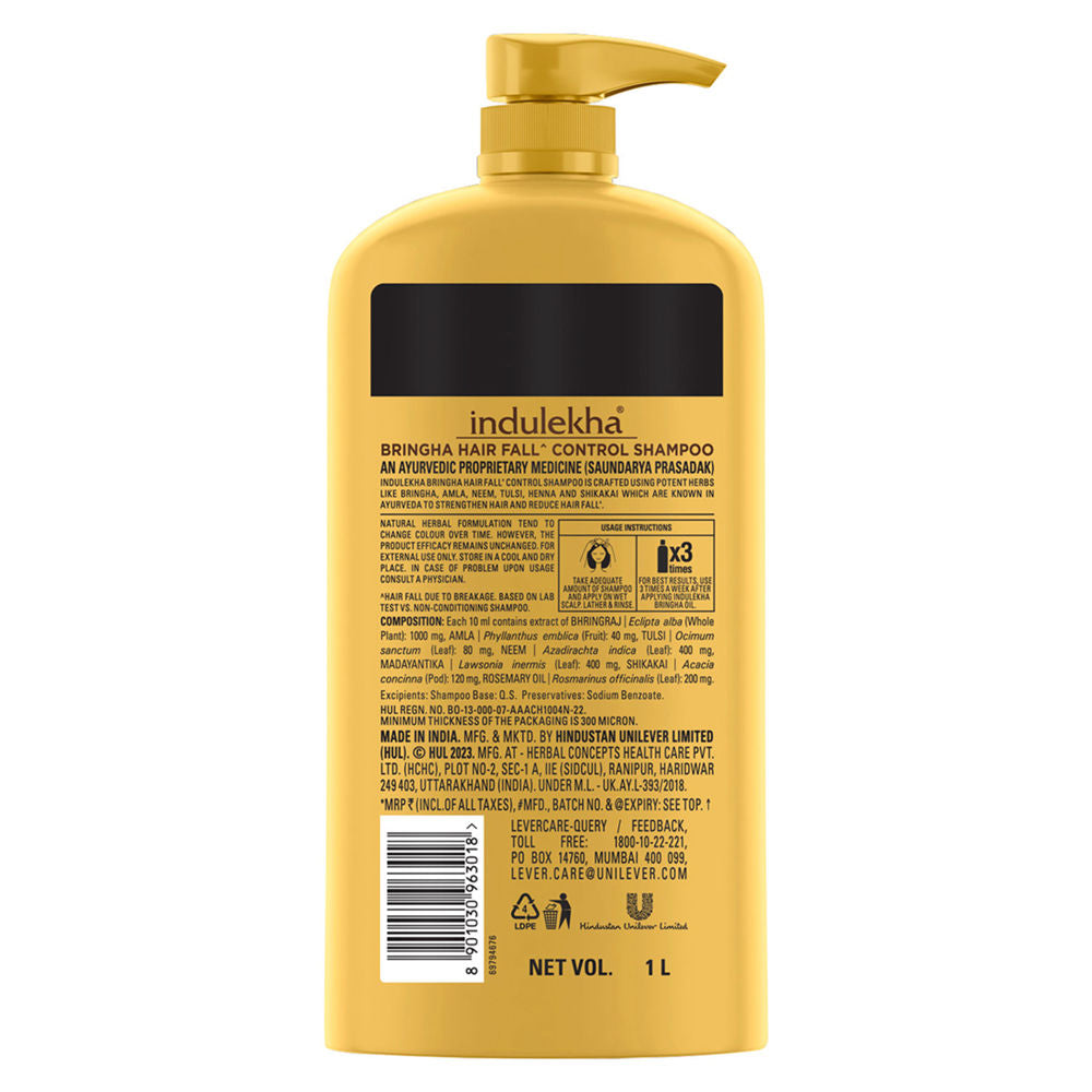 Indulekha Bringha Shampoo, 1000ml Buy at Indicrest Image 3