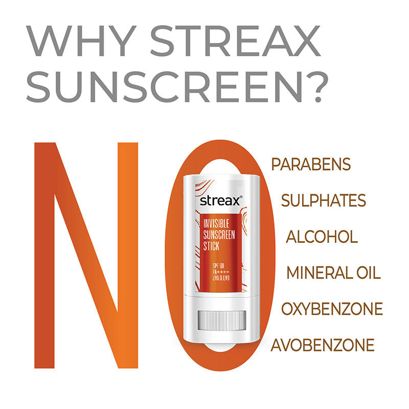 Streax Sunscreen Stick SPF 60 Pa++++, Travel-Friendly, Easy Reapplication & No White Cast Color, 20g Buy at Indicrest Image 7