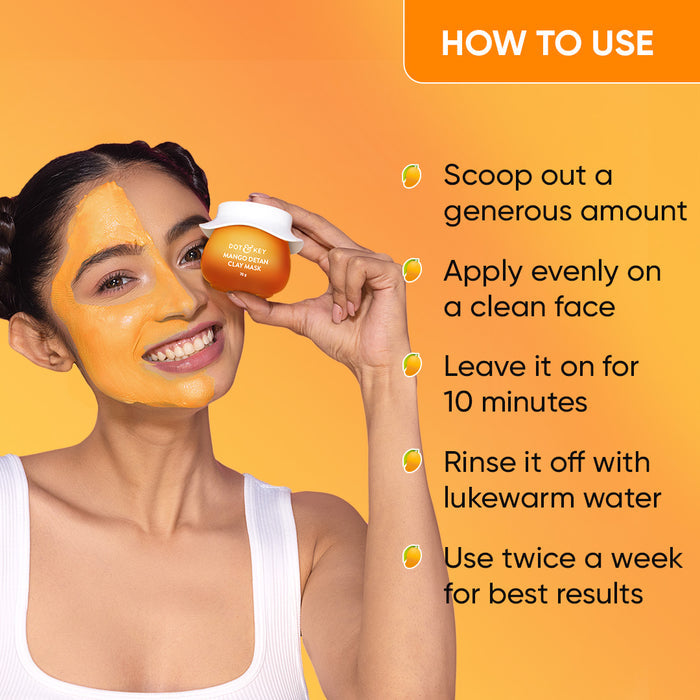 Dot & Key Mango Detan Clay Mask, 70g