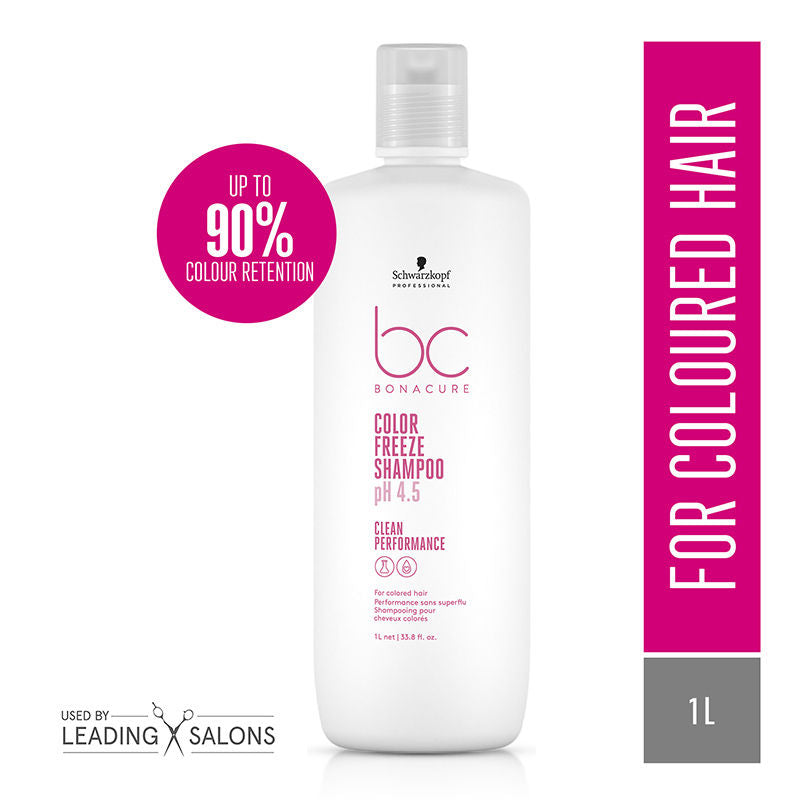Schwarzkopf Professional Bonacure pH 4.5 Color Freeze Shampoo, 1000ml Buy at Indicrest