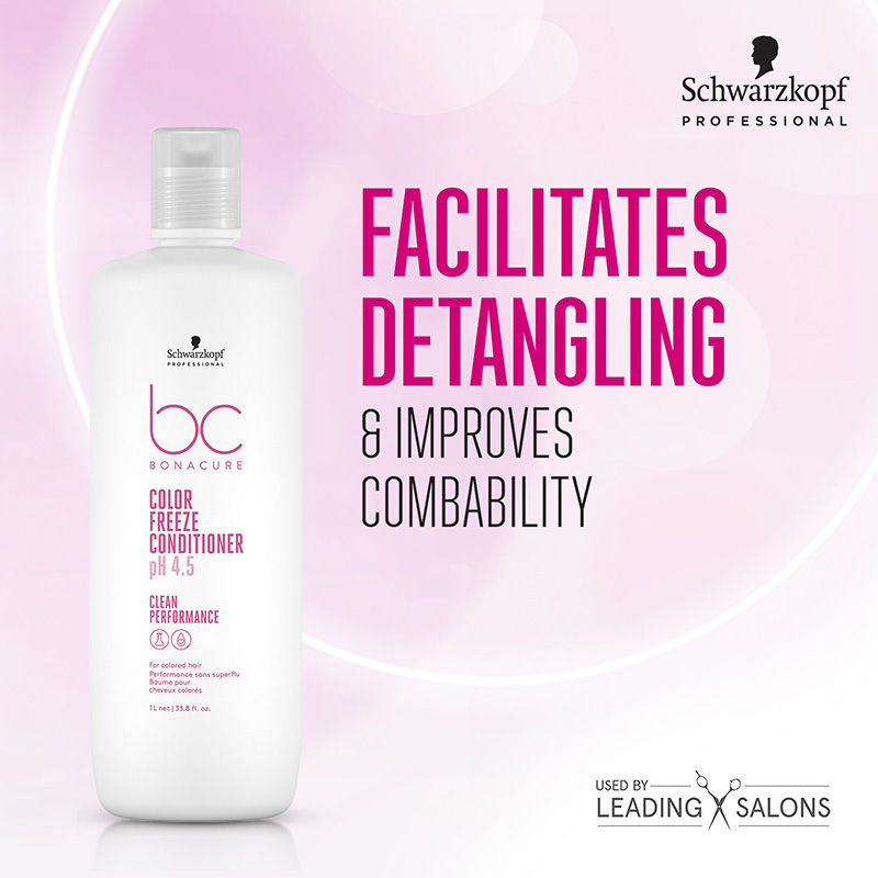 Schwarzkopf Professional Bonacure Color Freeze Conditioner pH 4.5, 1000ml Buy at Indicrest Image 3