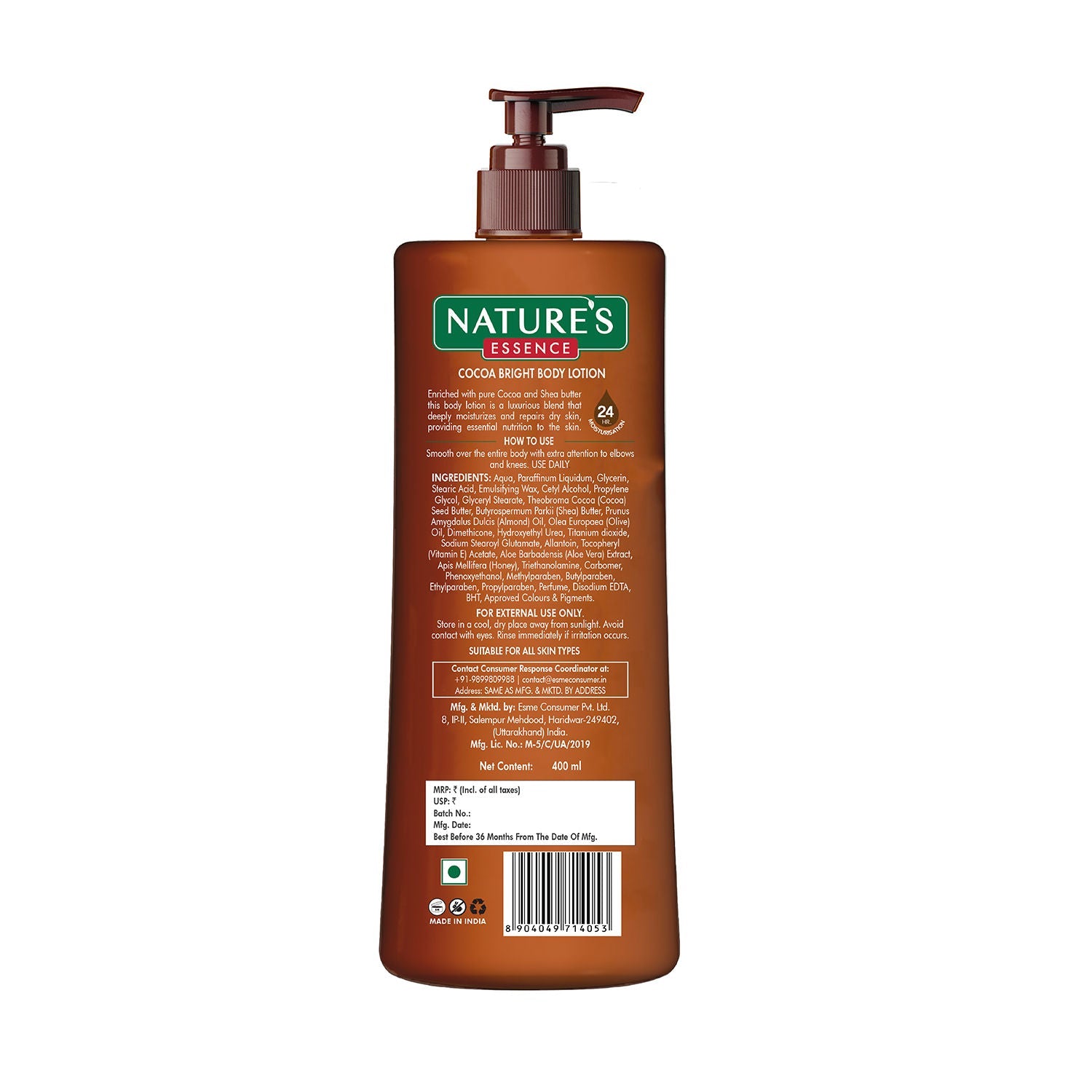 Nature's Essence Cocoa Bright Body Lotion, 400ml Buy at Indicrest Image 6