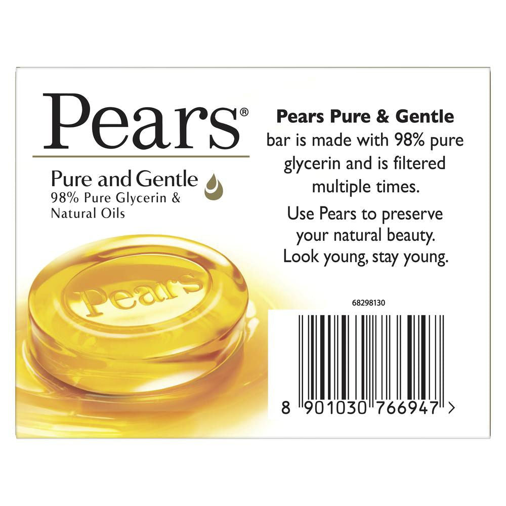 Pears Pure & Gentle Bathing Bar, 100g Buy at Indicrest Image 4