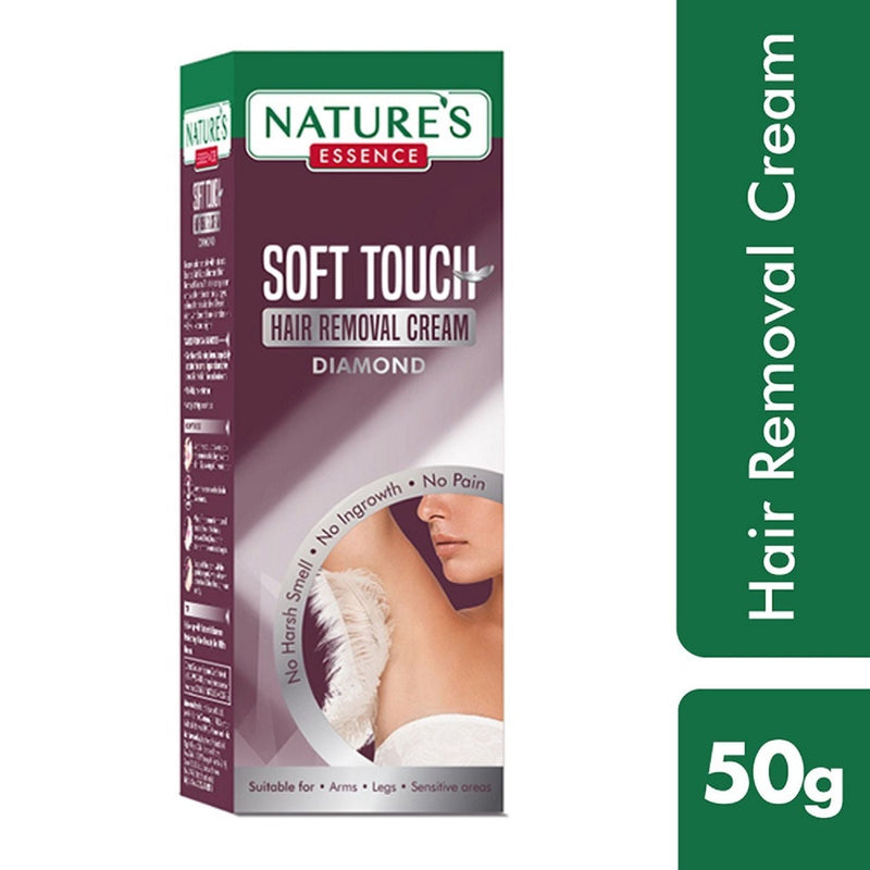 Nature's Essence Soft Touch Hair Removal Cream Diamond For All Skin Types, 50g Buy at Indicrest