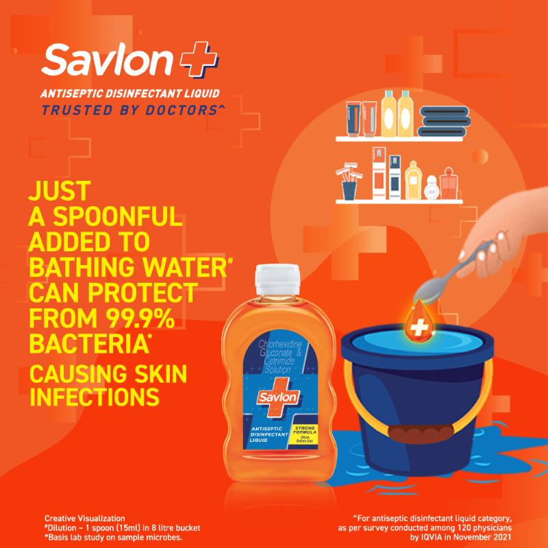 Savlon Antiseptic Disinfectant Liquid, 1000ml Buy at Indicrest Image 2