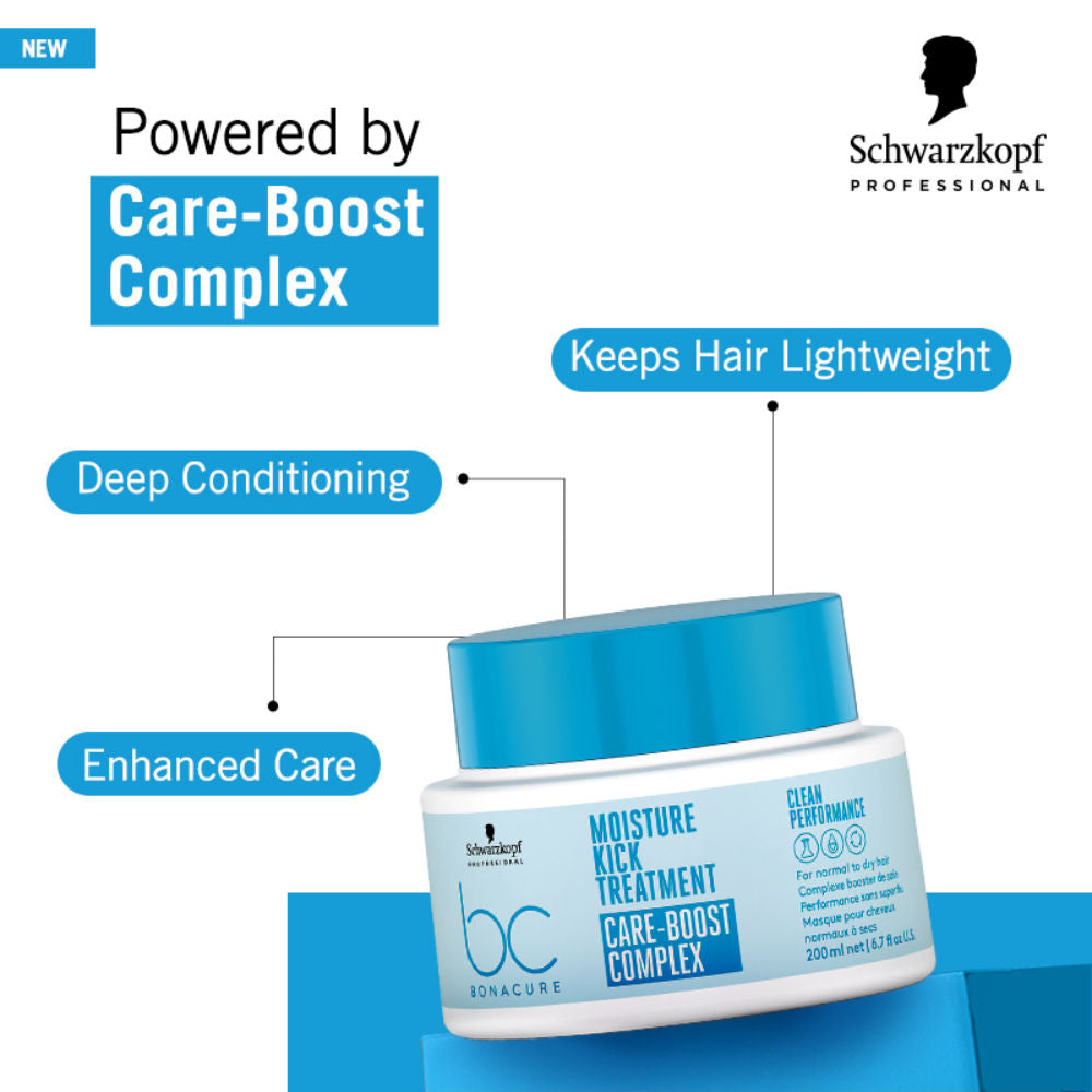 Schwarzkopf Professional Bonacure Moisture Kick Treatment, 200ml Buy at Indicrest Image 4