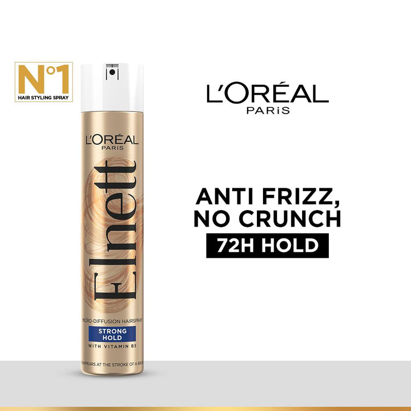 L'Oreal Paris Elnett Strong Hold Micro-Diffusion Hair Spray, 400ml Buy at Indicrest