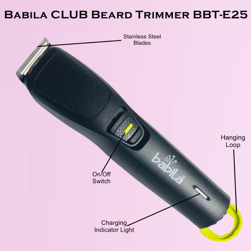 Babila Club Beard Trimmer with Hanging Loop - BBT-E25 Buy at Indicrest Image 4