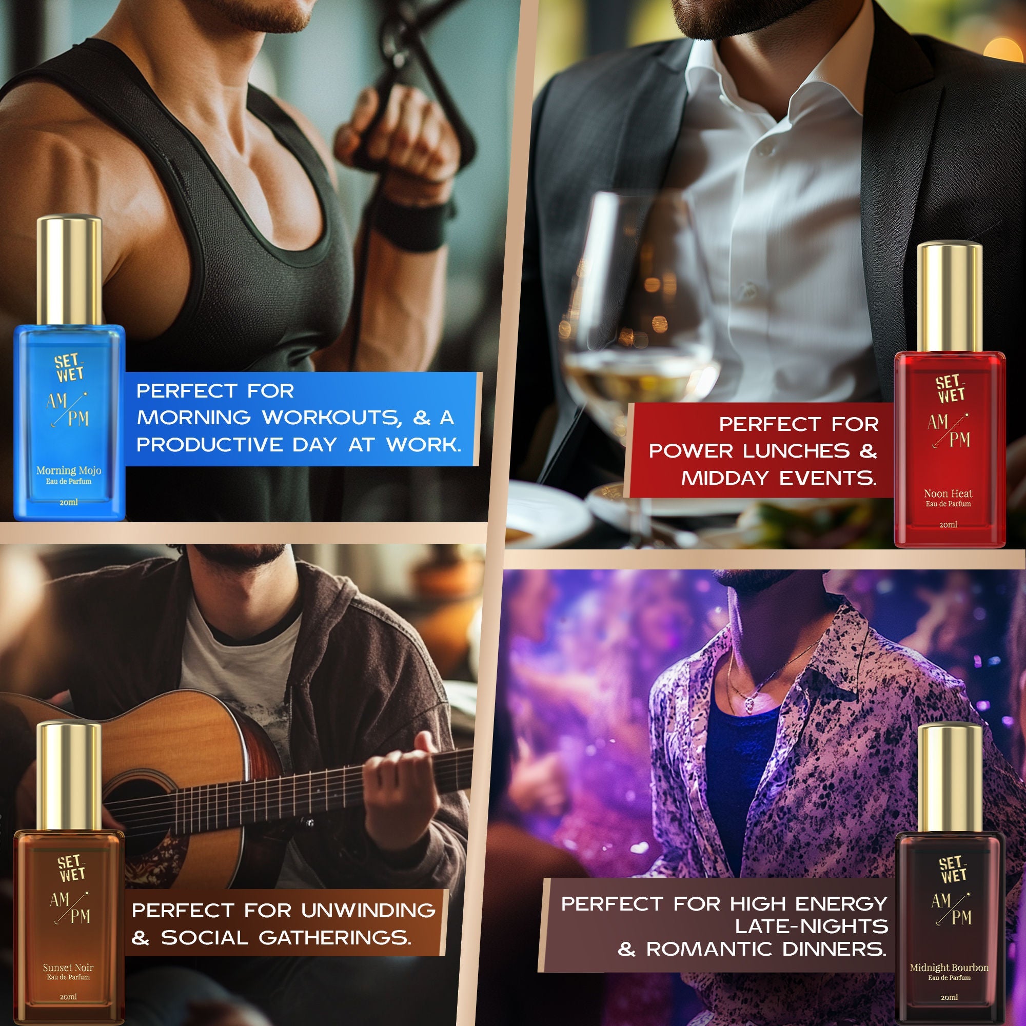 Set Wet AM/PM Premium Scent Gift Set, 80ml Buy at Indicrest Image 5