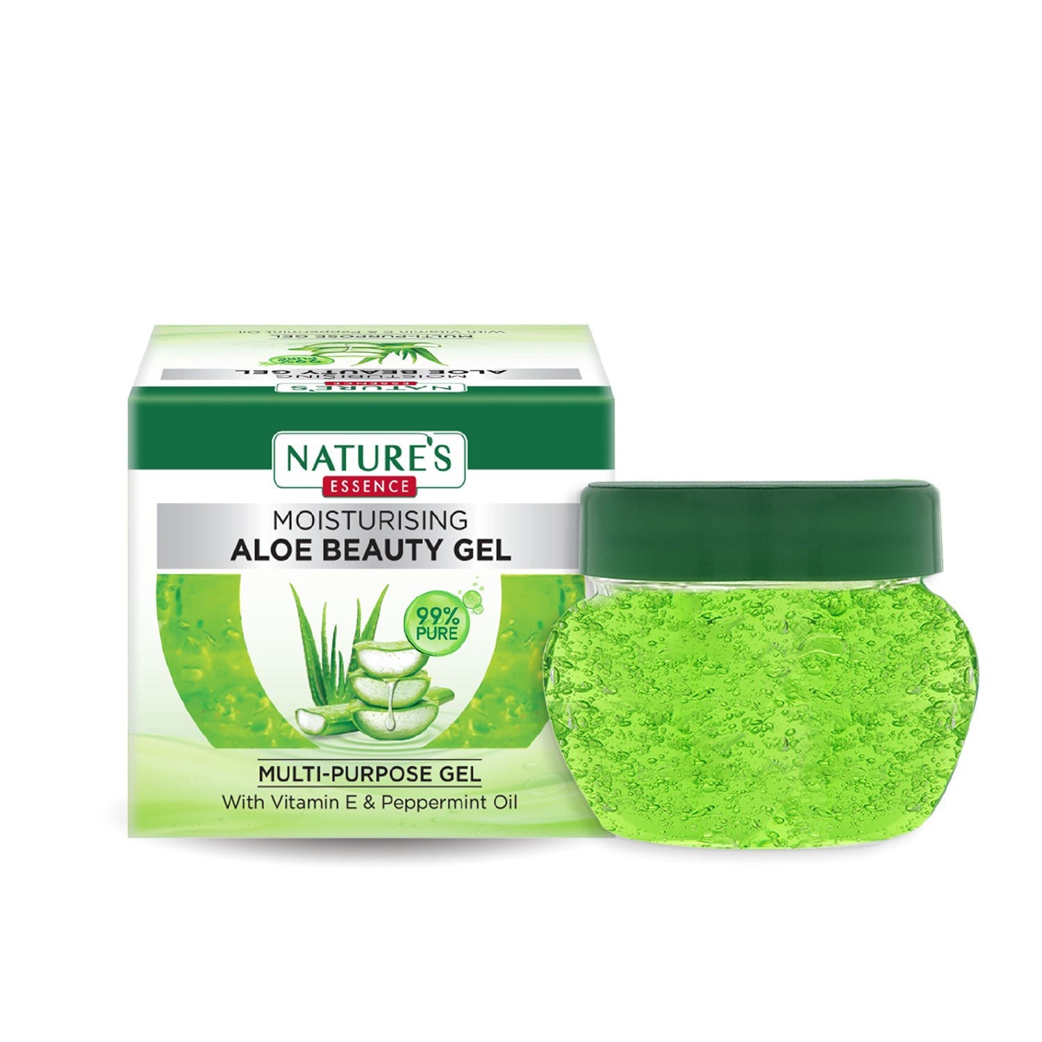Nature's Essence Moisturising Aloe Beauty Gel, 100g Buy at Indicrest Image 2