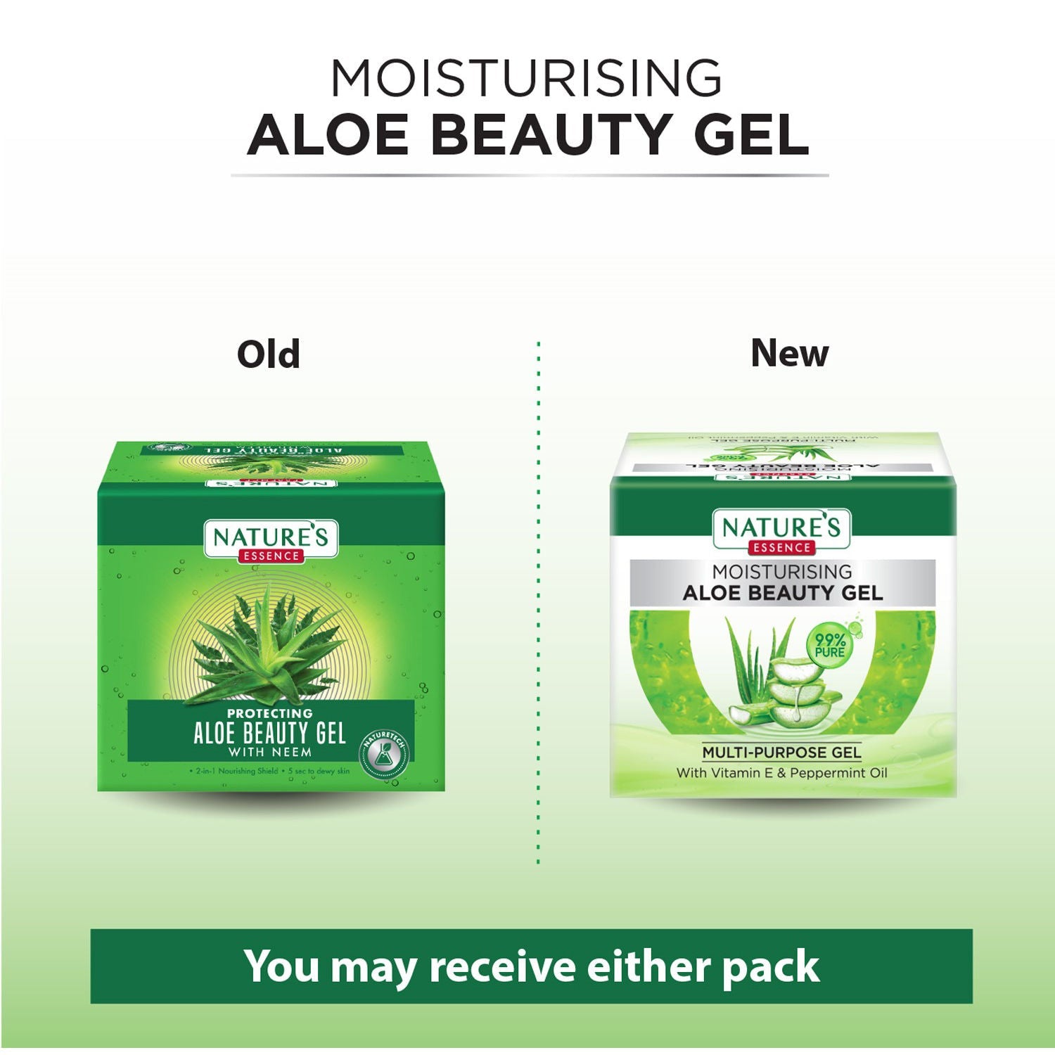 Nature's Essence Moisturising Aloe Beauty Gel, 100g Buy at Indicrest Image 3