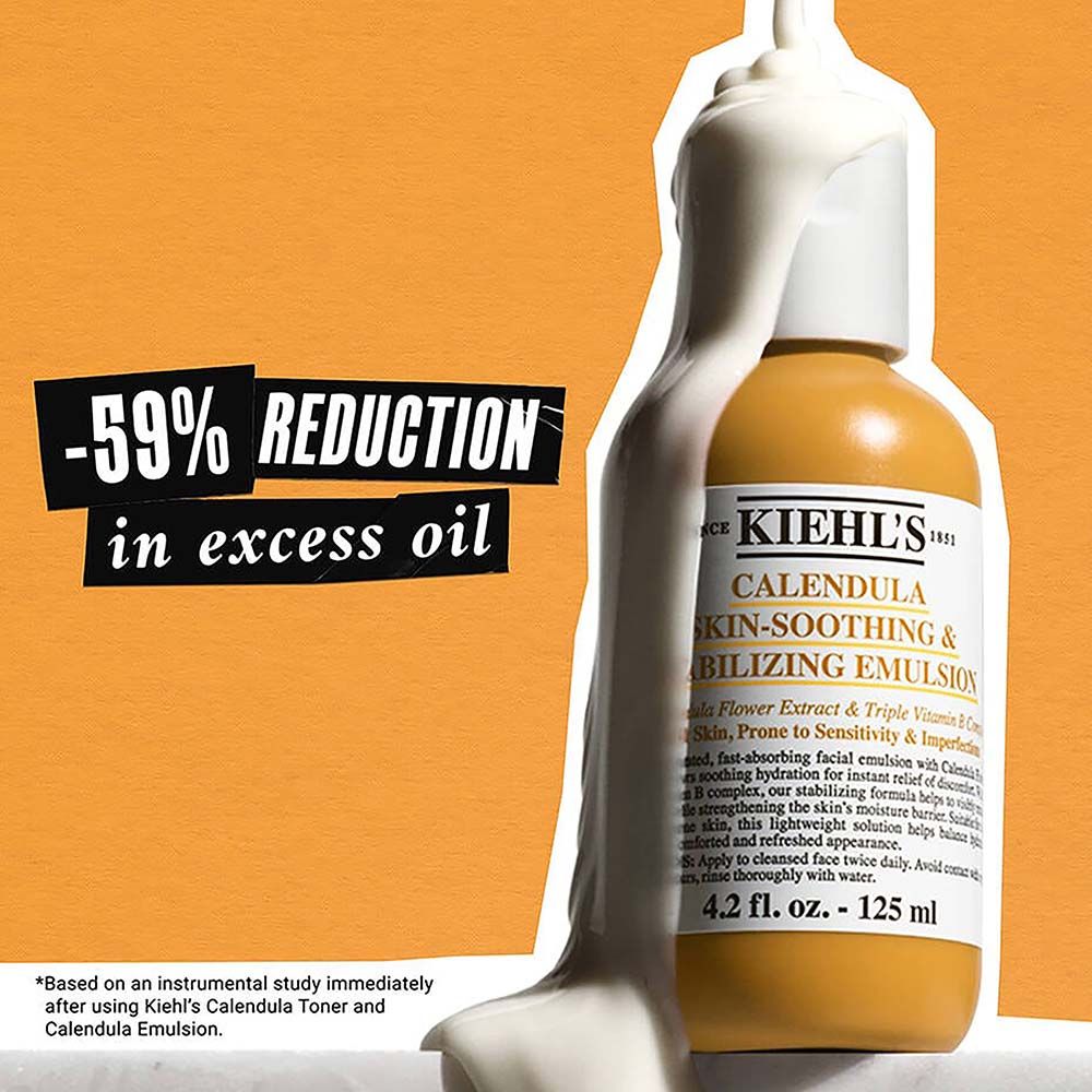 Kiehl's Calendula Skin-Soothing and Stabilizing Emulsion - For Face, 125ml