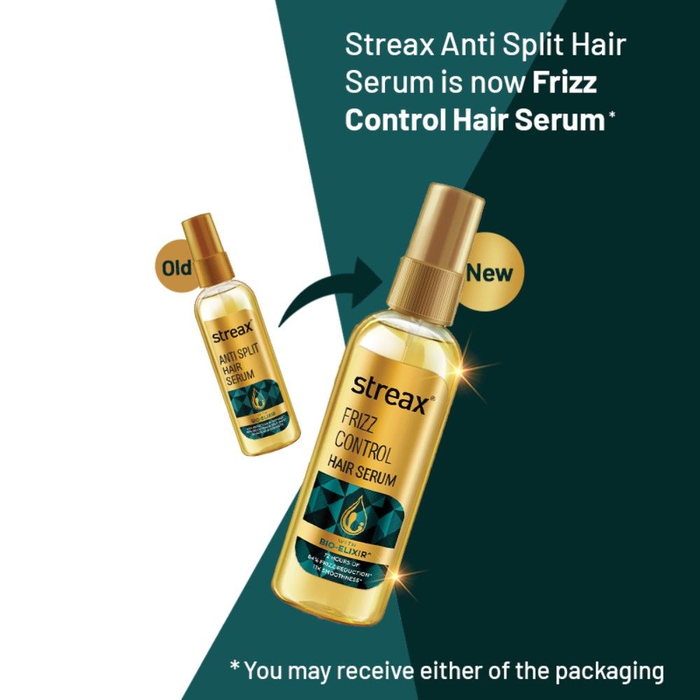 Streax Frizz Control Hair Serum For Dry & Frizzy Hair, 45ml Buy at Indicrest Image 9