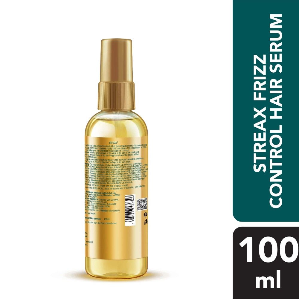Streax Frizz Control Hair Serum For Dry & Frizzy Hair, 100ml Buy at Indicrest Image 10