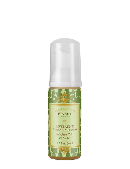 Kama Ayurveda Mini Anti Acne Cleansing Foam, 50ml, Buy from Indicrest