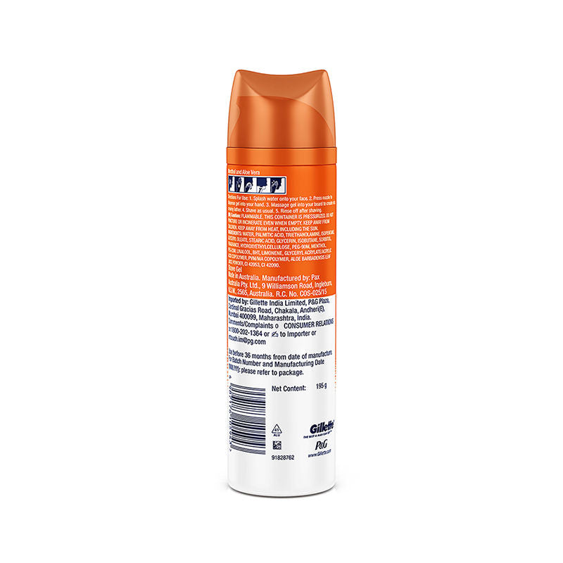 Gillette Pro Shaving Gel Icy Cool With Menthol, 195g Buy at Indicrest Image 3
