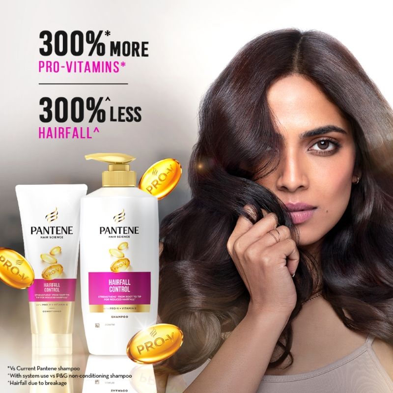 Pantene Advanced Hair Fall Solution Hair Fall Control Conditioner, 200ml Buy at Indicrest Image 6