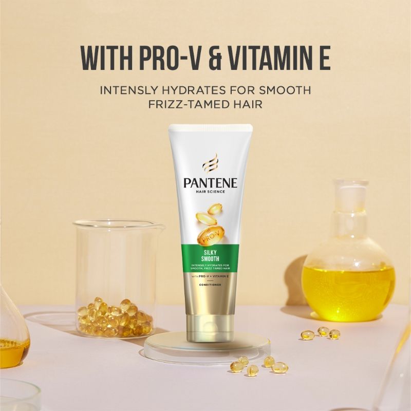 Pantene Advanced Hair Fall Solution Silky Smooth Care Conditioner, 100ml Buy at Indicrest Image 3