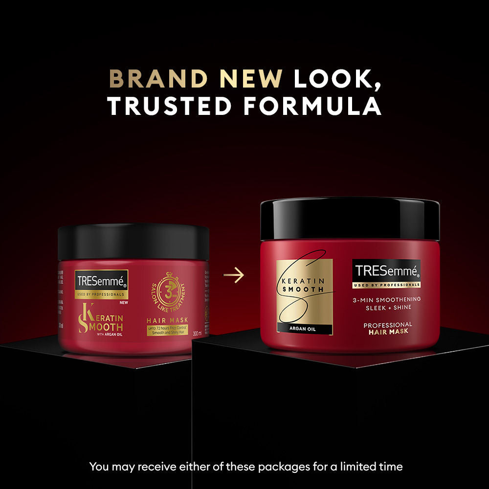 TRESemme Keratin Smooth Deep Conditioning Hair Mask for Stronger Smoother Hair with Argan Oil, 300ml Buy at Indicrest Image 3