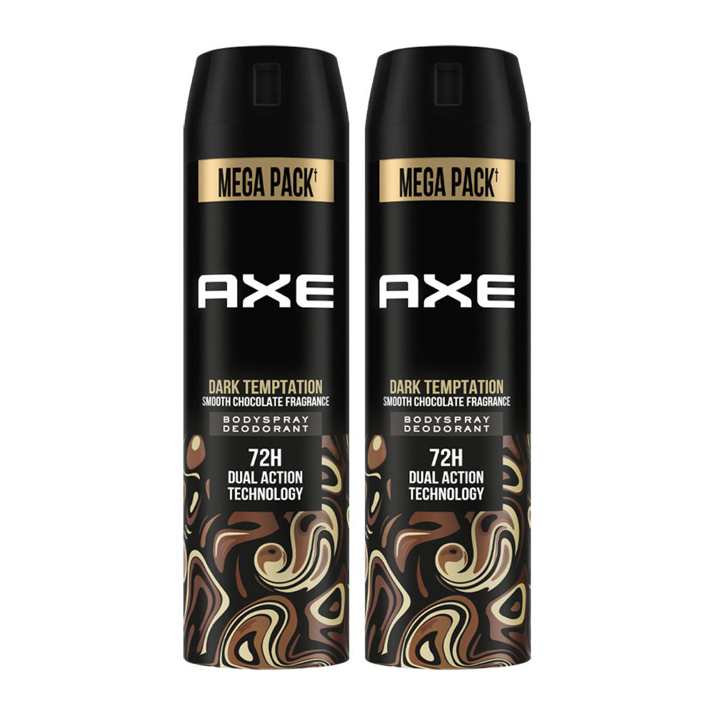 Axe Dark Temptation Long Lasting Deodorant Body Spray Combo - 2 units, Each 215ml Buy at Indicrest Image 2