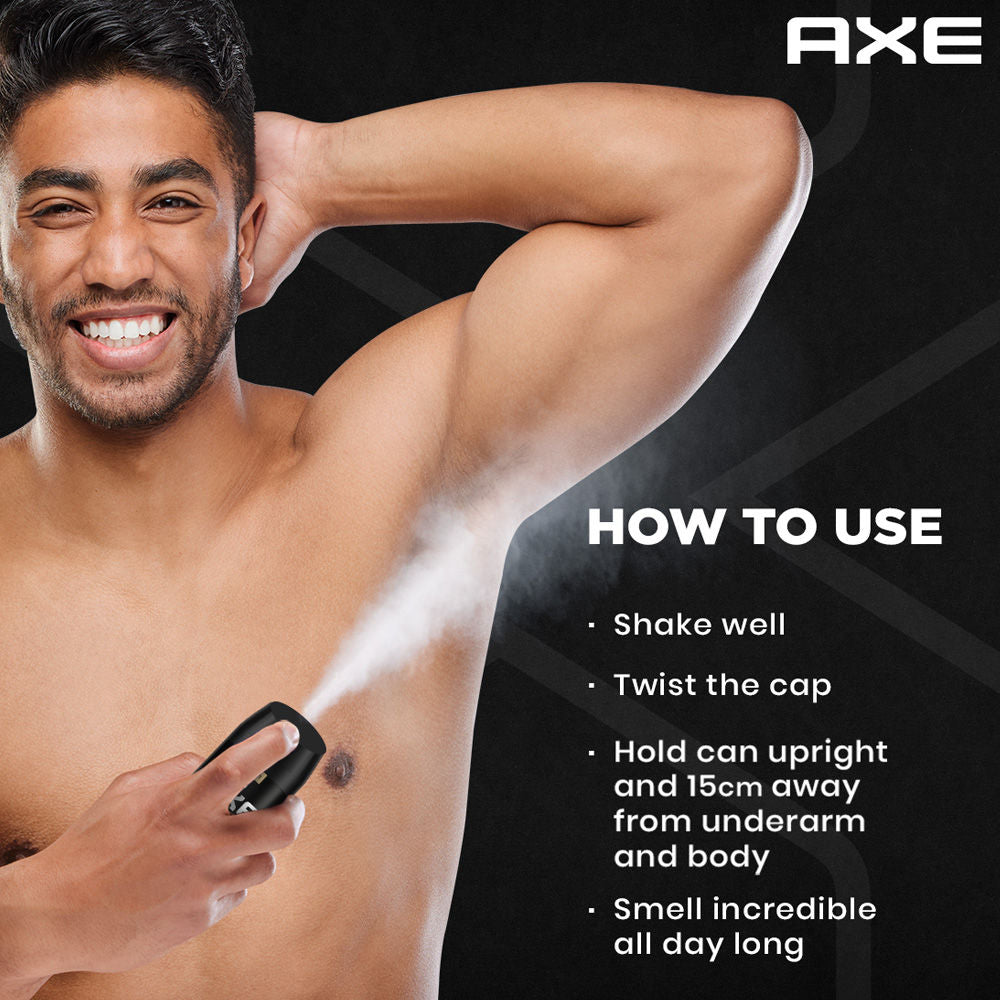 Axe Dark Temptation Long Lasting Deodorant Body Spray Combo - 2 units, Each 215ml Buy at Indicrest Image 9