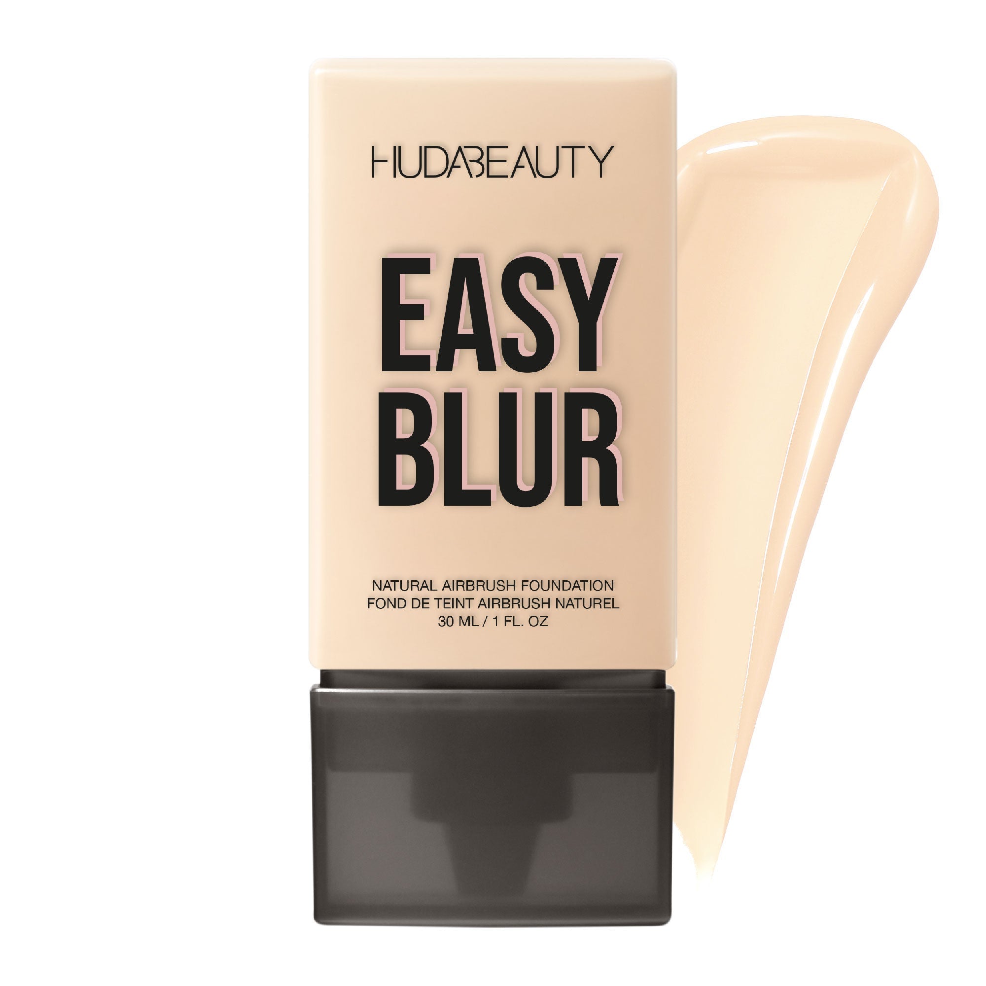 Huda Beauty Easy Blur Natural Airbrush Foundation with Niacinamide - Angel Food 110N, 30ml