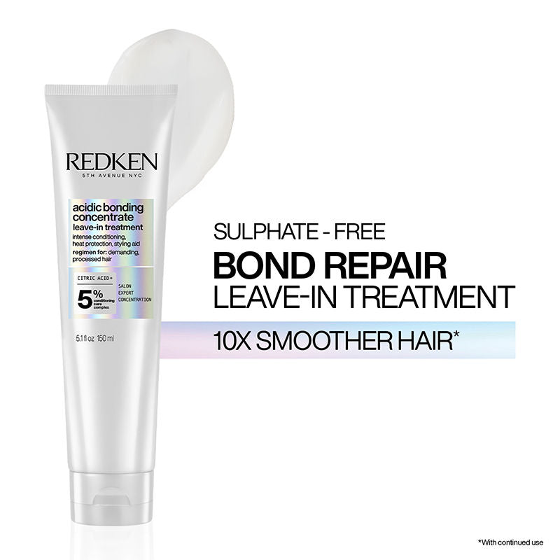 Redken Acidic Bonding Concentrate Leave-In Treatment - Bond Repair For Damaged Hair, 150ml, Buy from Indicrest