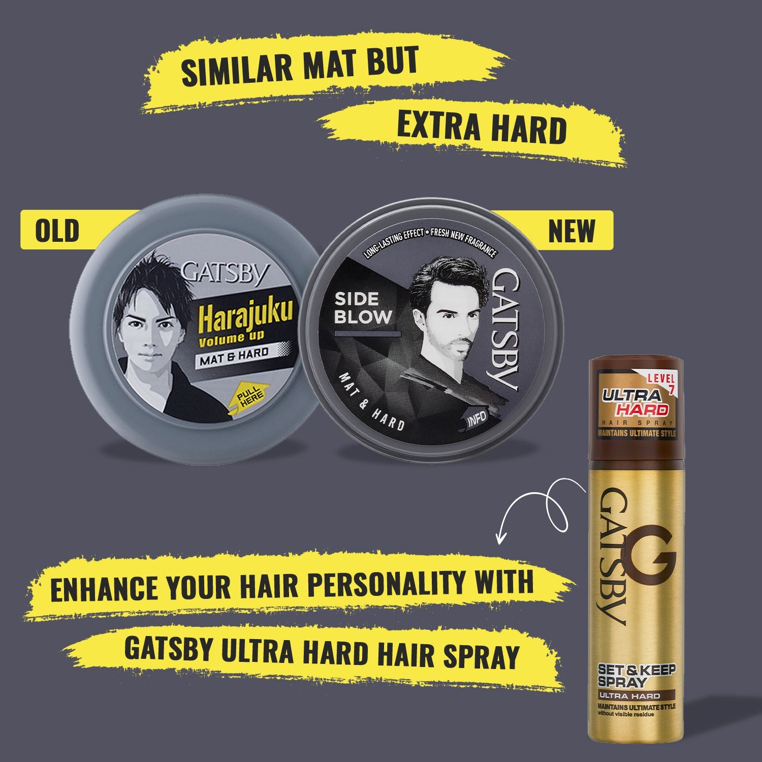 Gatsby Japan's No 1 Hair Styling Wax - Mat & Hard, 25g Buy at Indicrest Image 4