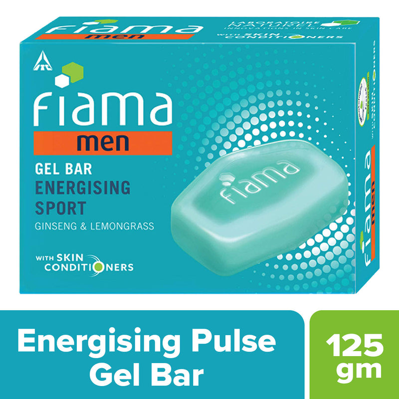 Fiama Men Energizing Sport Gel Bar, 125g Buy at Indicrest