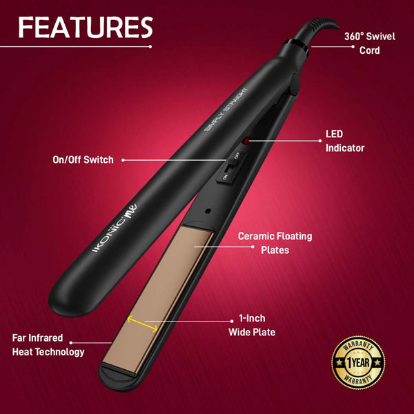 Ikonic Me Simply Straight Hair Straightener