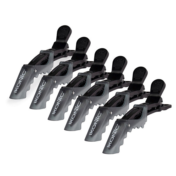 Ikonic Croc Clips - 6 pcs Black Buy at Indicrest