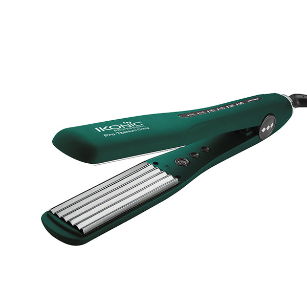 Ikonic Professional Pro Titanium Crimp Emerald Hair Crimper Buy at Indicrest