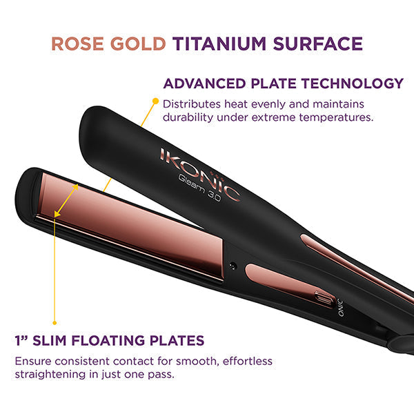 Ikonic Professional Gleam 3.0 Hair Straightener